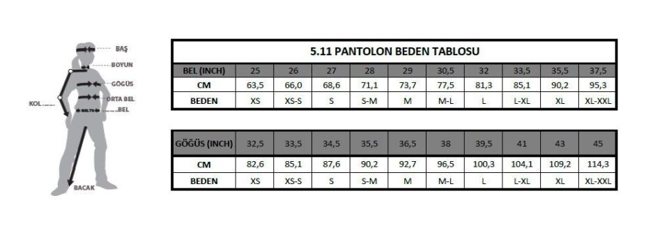 5.11 STRYKE KHAKI BAYAN PANTOLON