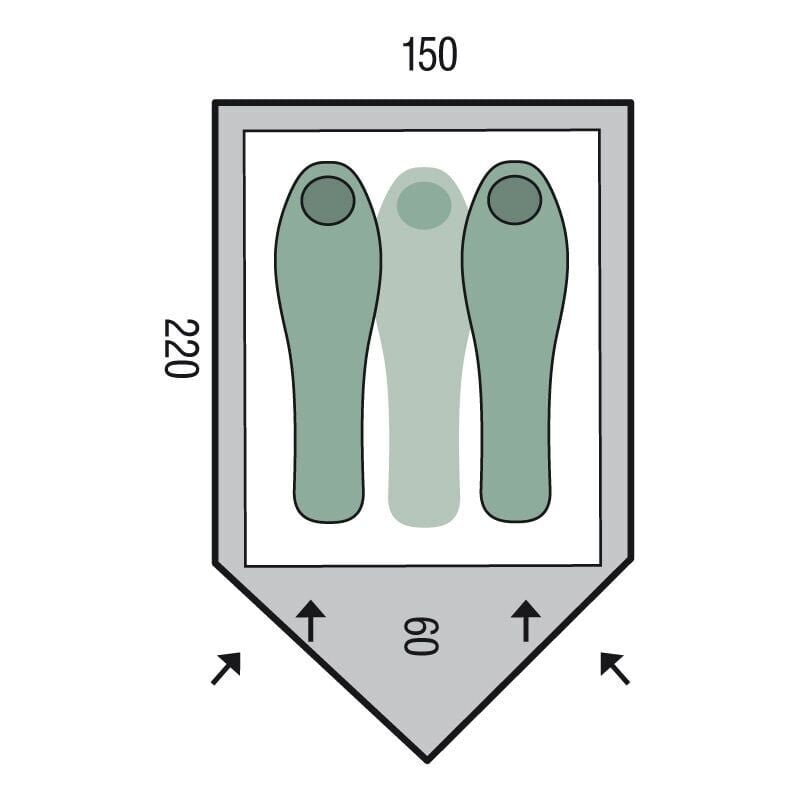 PINGUIN SCOUT 2-3 KHAKI KISILIK CADIR