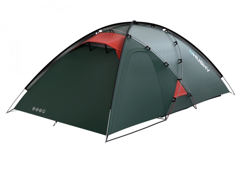 HUSKY Felen 3+1 Kişilik Çadır Yeşil