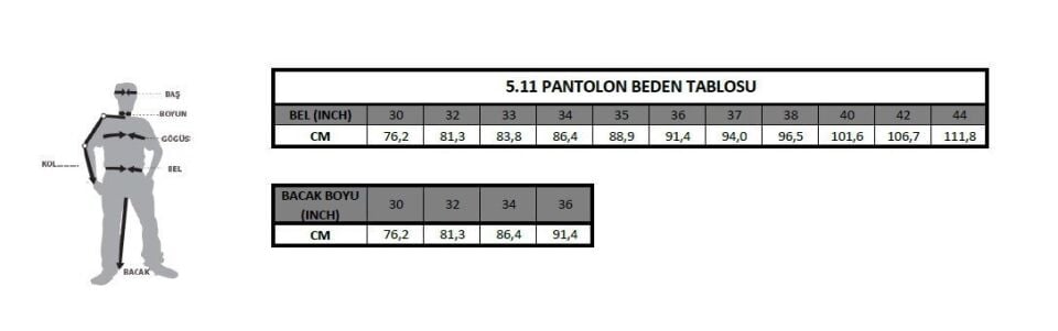 5.11 TRAVERSE PANTOLON KHAKI