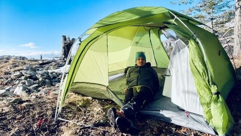 HUSKY Sawaj Triton Yeşil 2 Kişilik Çadır