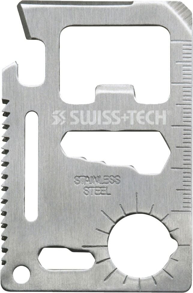15-IN-1 Credit Card Multi-Tool Stainless Steel