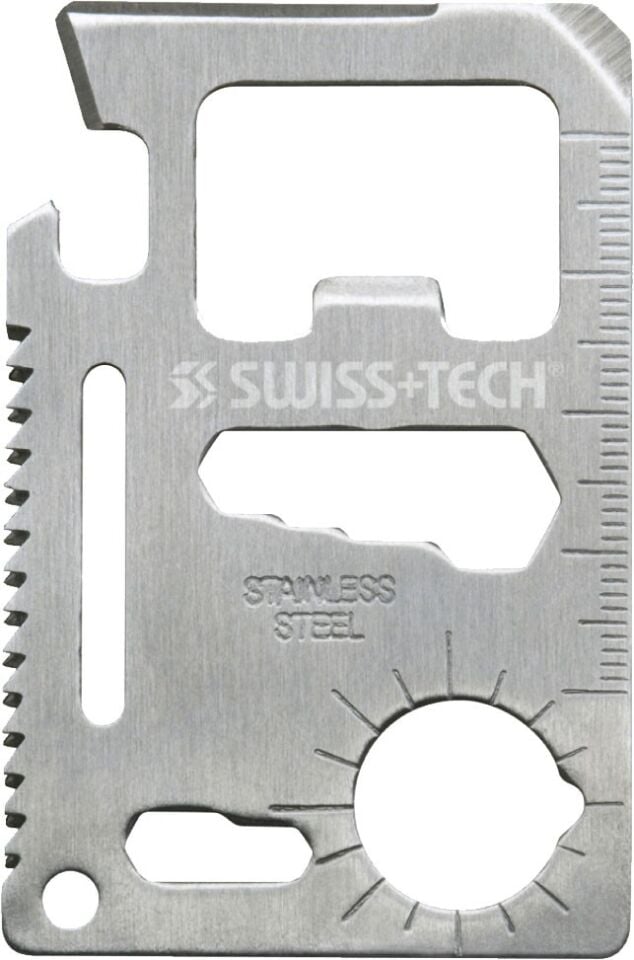 15-IN-1 Credit Card Multi-Tool Stainless Steel