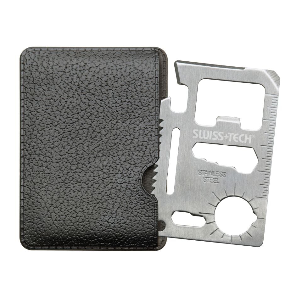 15-IN-1 Credit Card Multi-Tool Stainless Steel