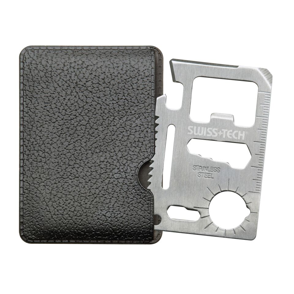 15-IN-1 Credit Card Multi-Tool Stainless Steel