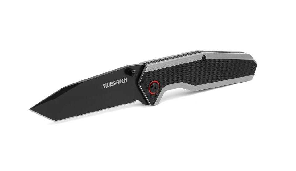 SS&G10 Folding Knife-Black TiNi