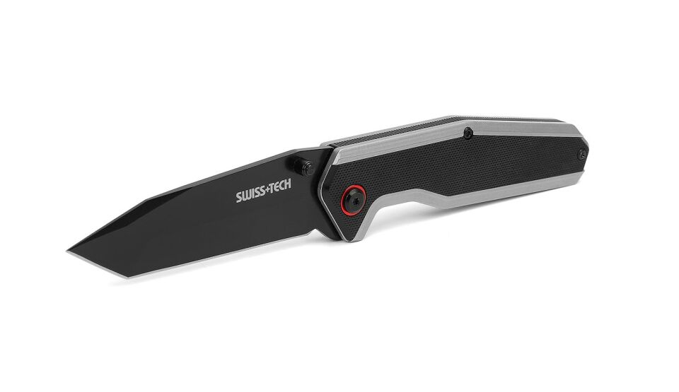 SS&G10 Folding Knife-Black TiNi
