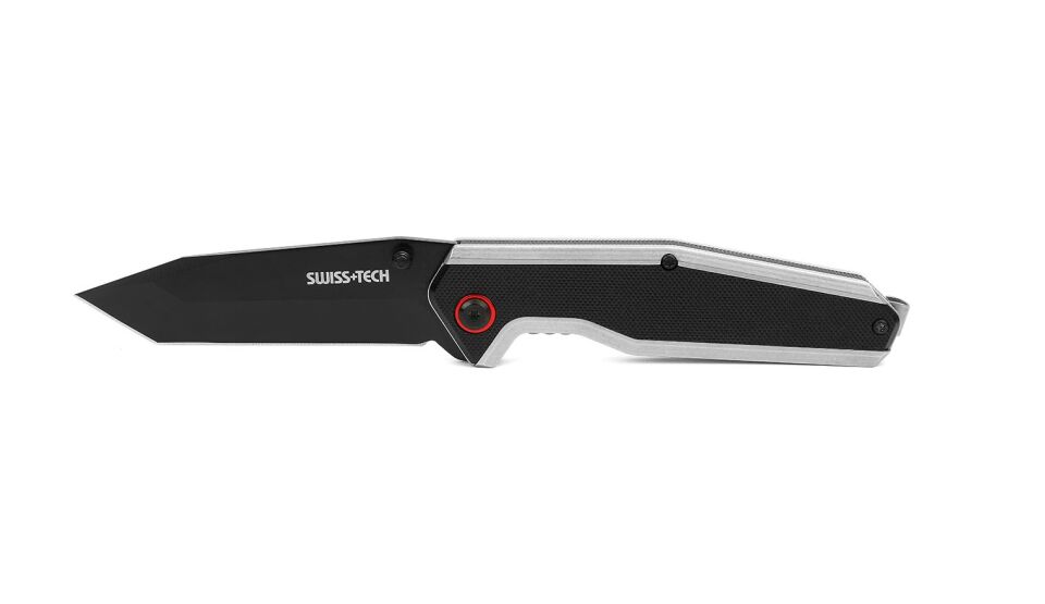 SS&G10 Folding Knife-Black TiNi