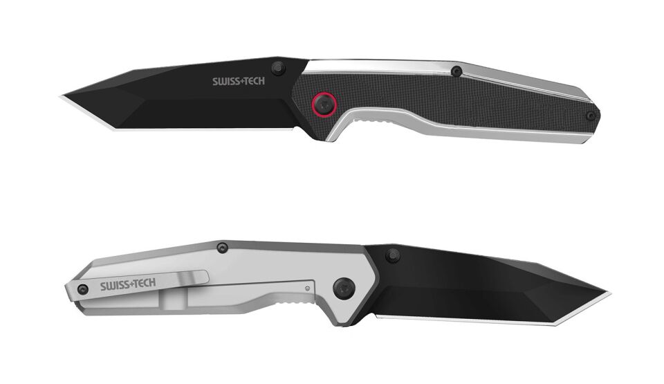 SS&G10 Folding Knife-Black TiNi