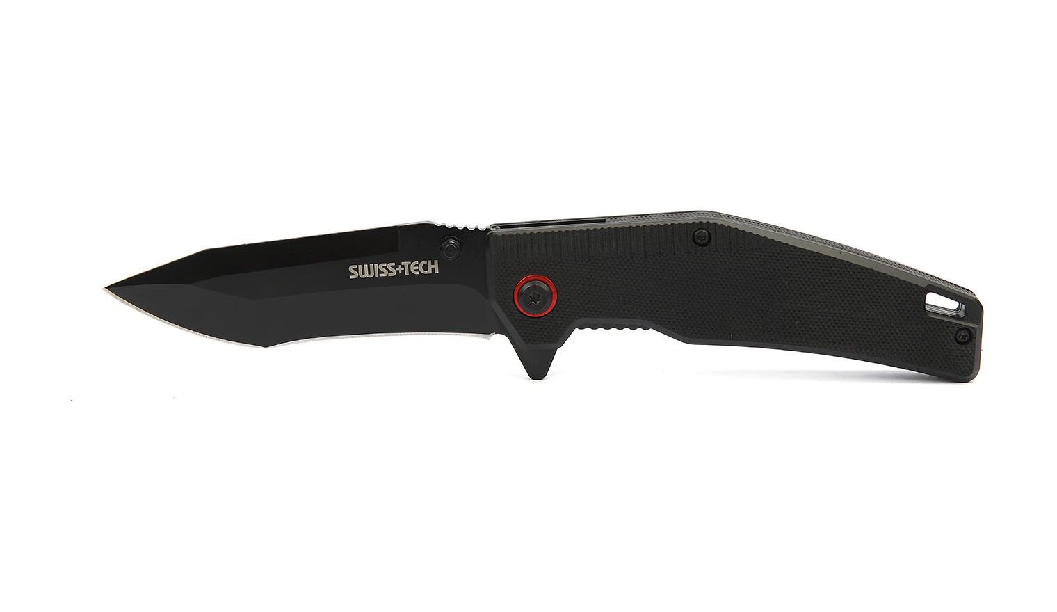 G10 Folding Knife-Black TiNi