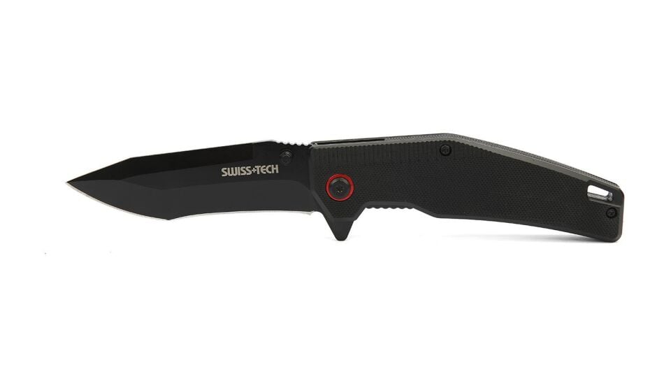 G10 Folding Knife-Black TiNi
