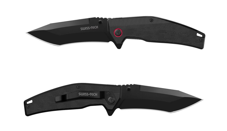 G10 Folding Knife-Black TiNi