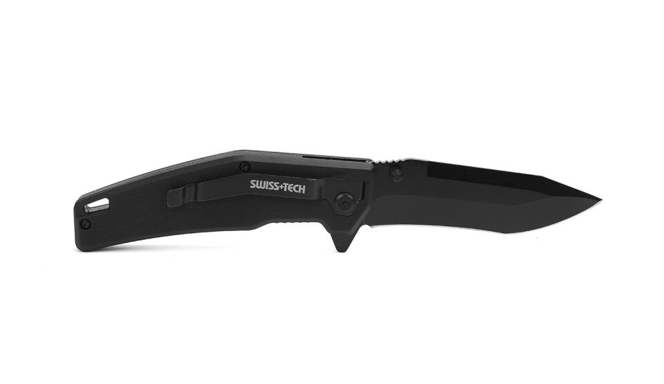 G10 Folding Knife-Black TiNi