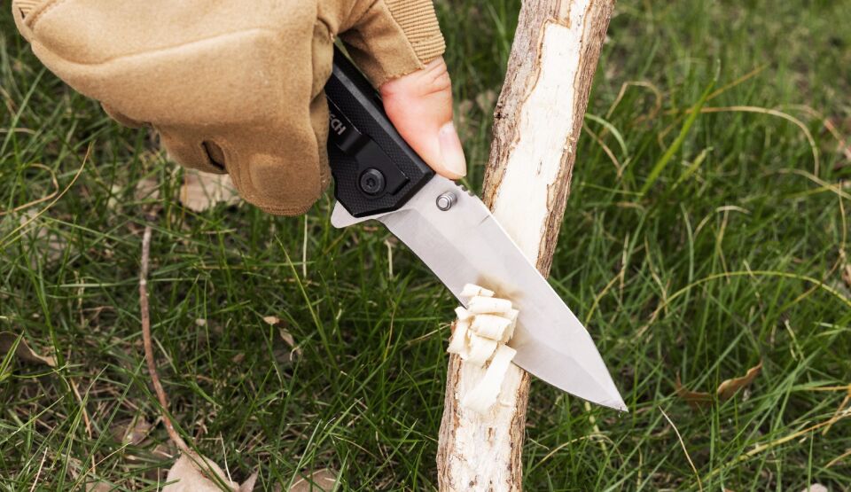 G10 Folding Knife-Satin Polish