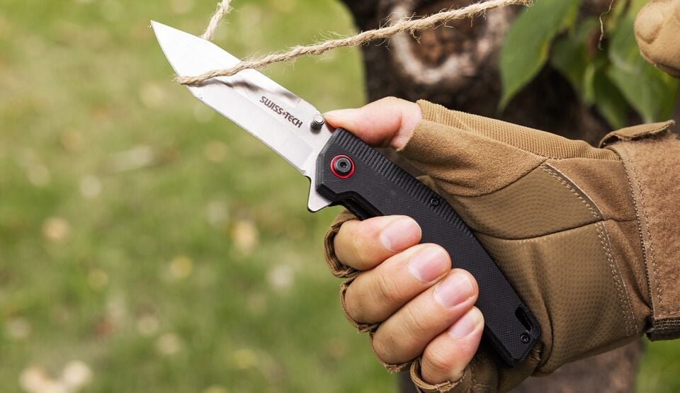 G10 Folding Knife-Satin Polish