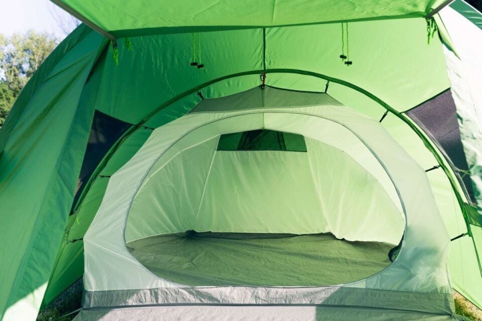 HUSKY Baul Yeşil 4 Kişilik Çadır