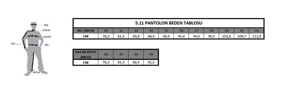 5.11 PATROL RAIN SIYAH PANTOLON