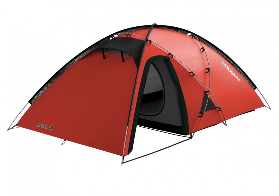 HUSKY Felen 2+1 Kişilik Çadır Kırmızı
