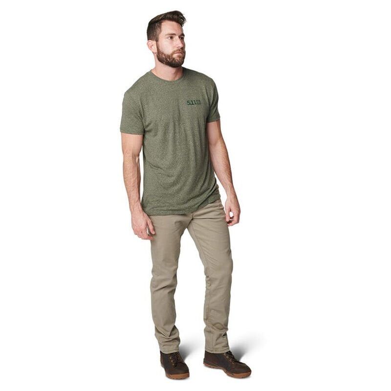 5.11 TIRBLENT LEGACY S/S MILITARY YESIL T-SHIRT