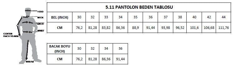5.11 STRIKE W-FLEX-TAC PANTOLON KOYU KAHVE