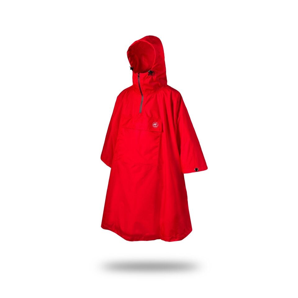 Mudemu Protector Yağmurluk Panço Kırmızı