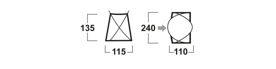 HUSKY Blum Mavi 4 Kişilik Çadır Plaj Çadırı