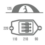 HUSKY Baron Yeşil 3 Kişilik Çadır