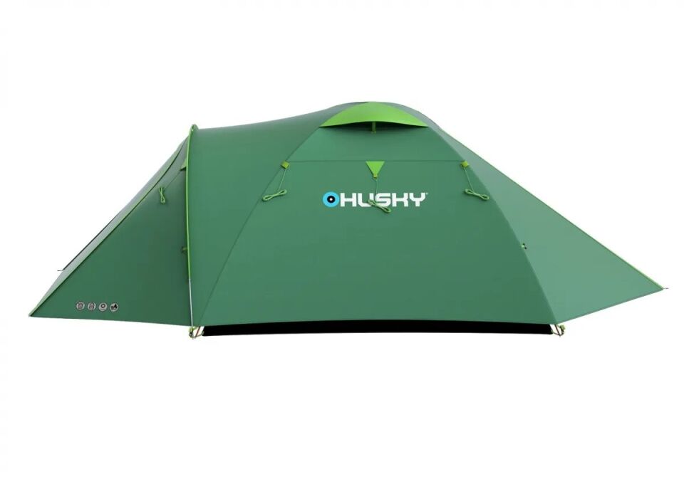 HUSKY Bizon Yeşil 3 Kişilik Çadır