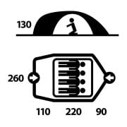 HUSKY Bizon Yeşil 4  Kişilik Çadır