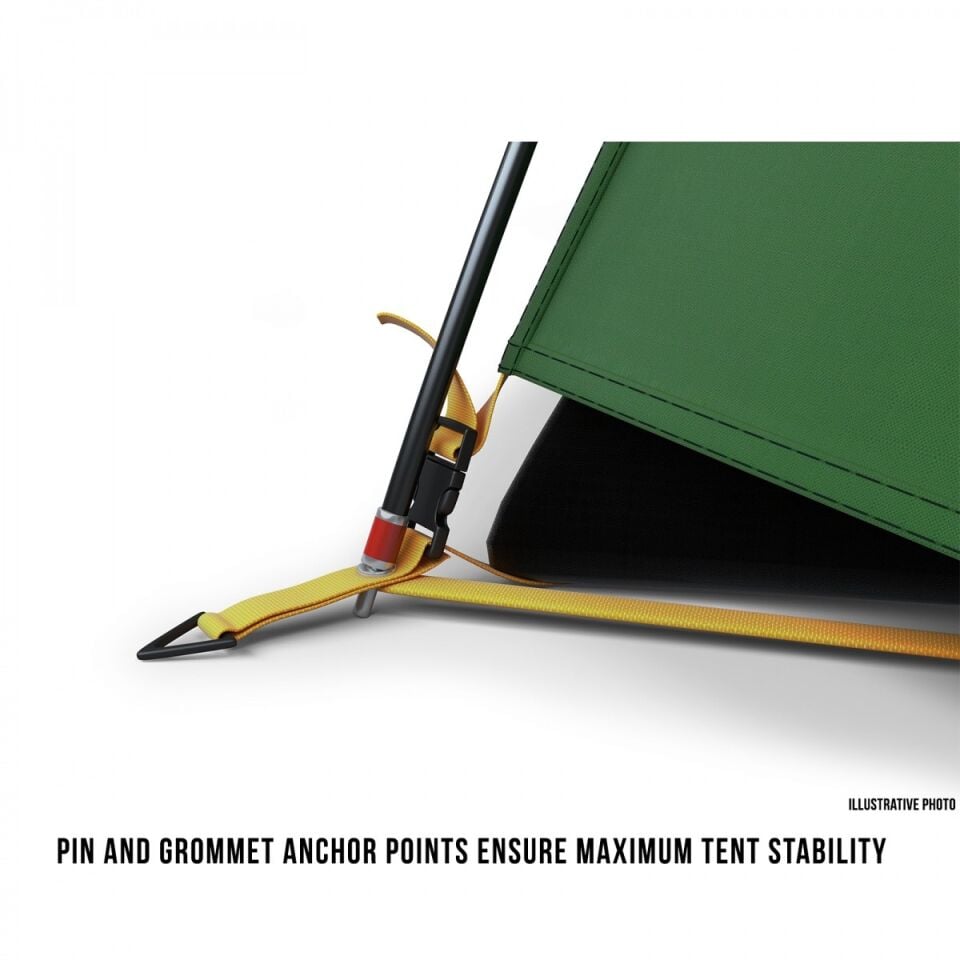 HUSKY Bizam Yeşil Classic 2 Kişilik Çadır