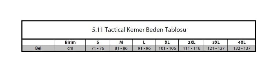 5.11 TRAINER 1 1/2 KAHVE KEMER