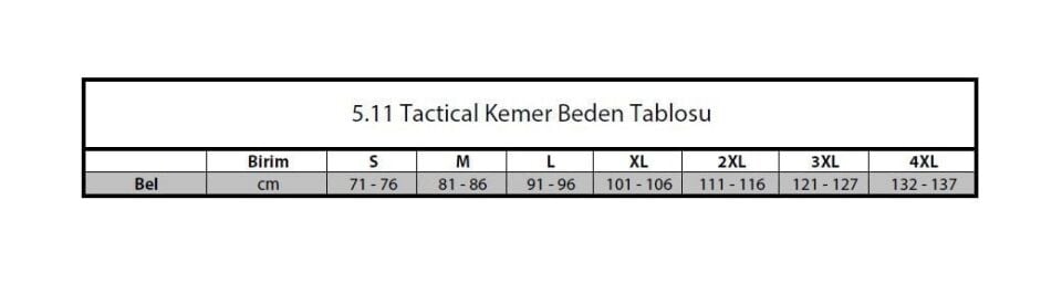 5.11 TDU PANTOLON KEMER KAHVE