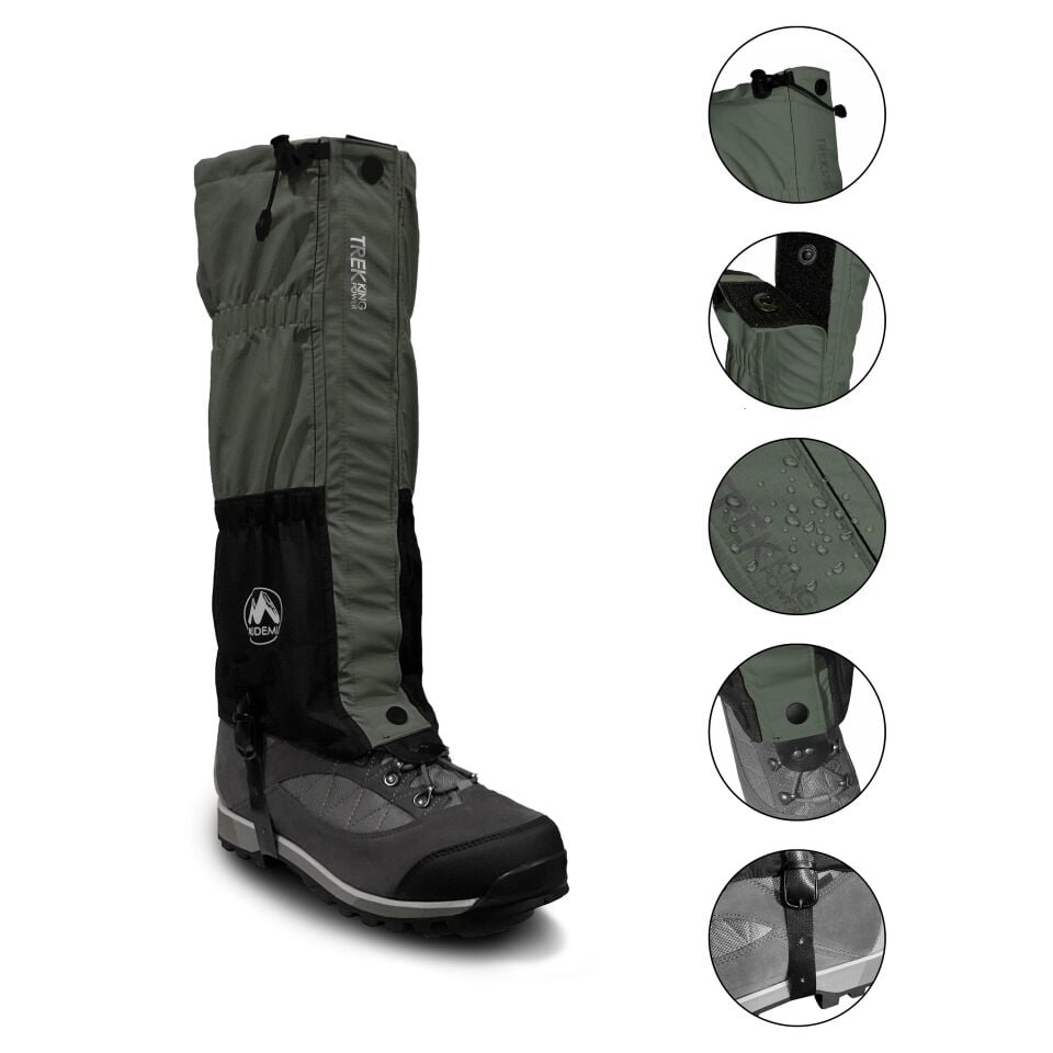 Mudemu Trekking Power Yürüyüş Tozluğu Haki