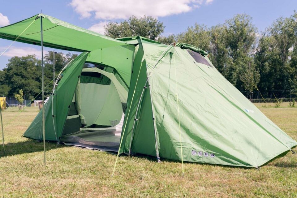 HUSKY Boston 4 Dural Yeşil Çadır