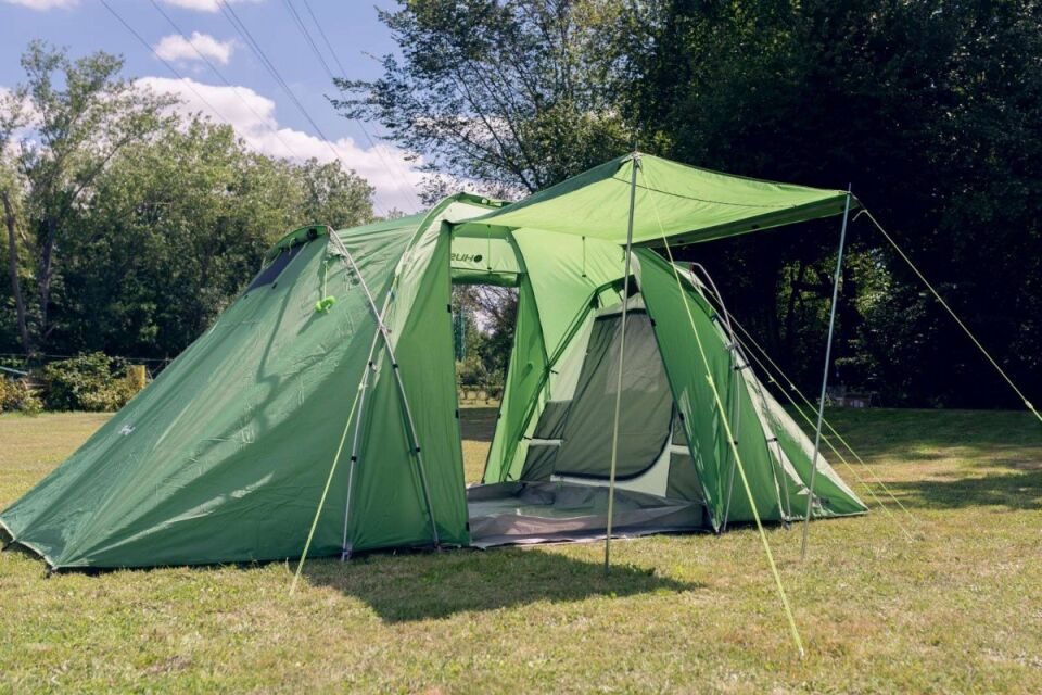 HUSKY Boston 4 Dural Yeşil Çadır