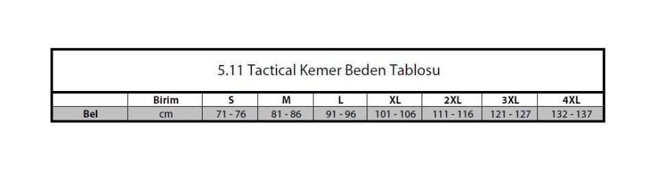 5.11 TRAINER 1 1/2 KEMER